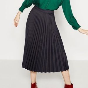 Zara pleated skirt.